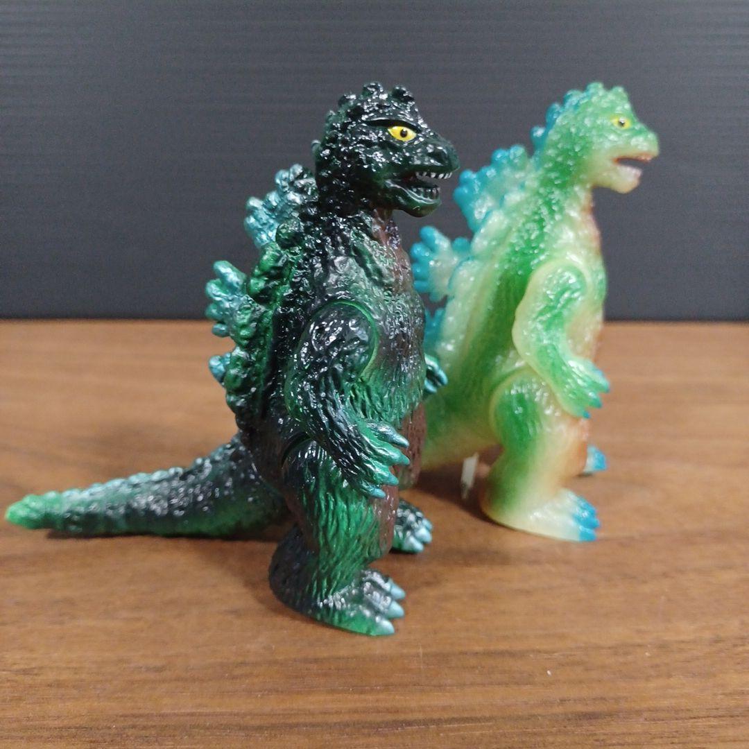当時物　特撮大百科　ブルマァク伝説シリーズ　ゴジラ2体セット