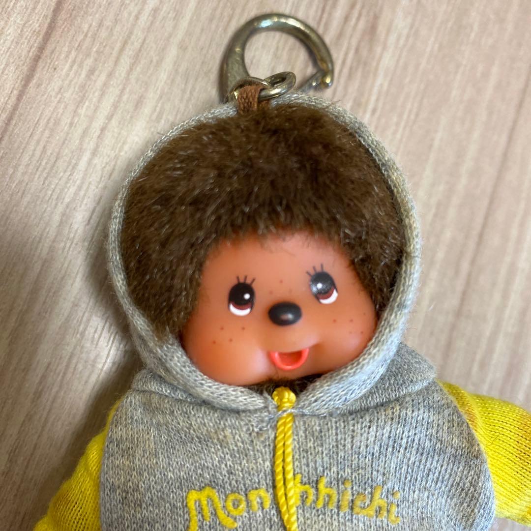 昭和レトロ モンチッチ キーホルダー セキグチ 当時物 パーカー付