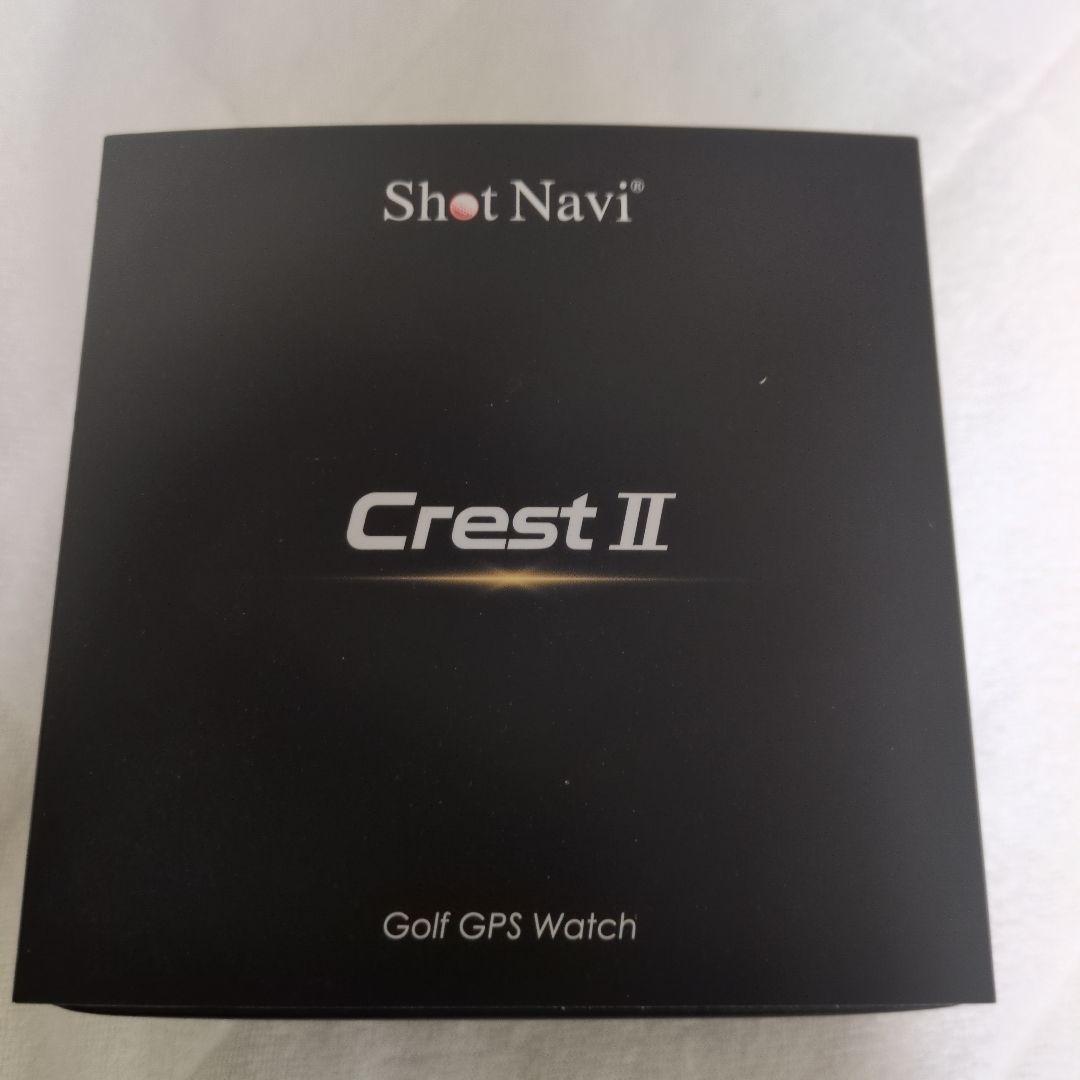 新品　Shot Navi Crest II ゴルフGPSウォッチ