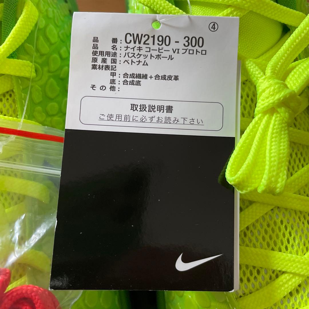 シューズ(男性用) NIKE KOBE VI PROTRO CW2190 300