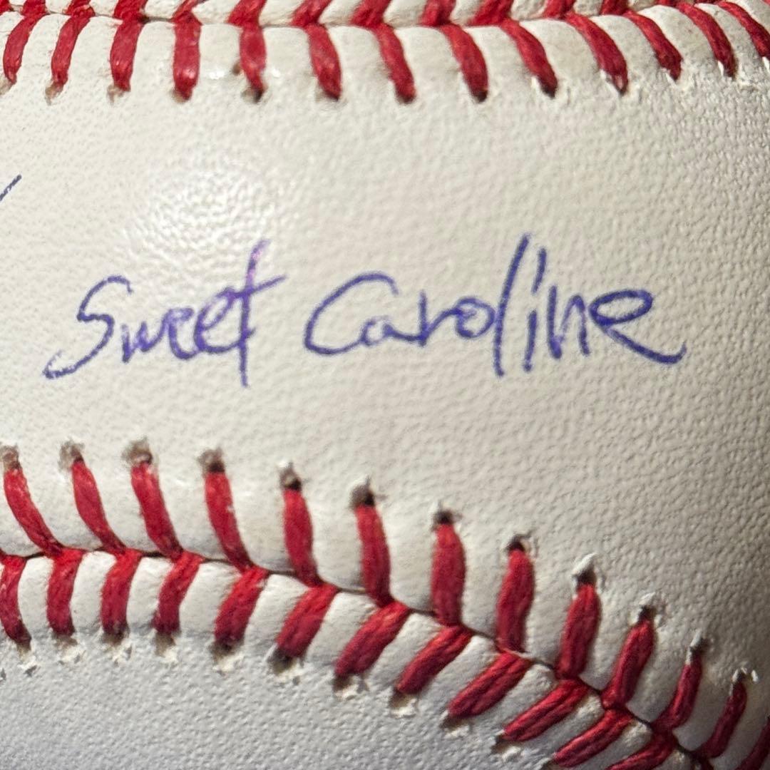 吉田正尚 直筆サインボール Sweet Caroline MLB ホログラム