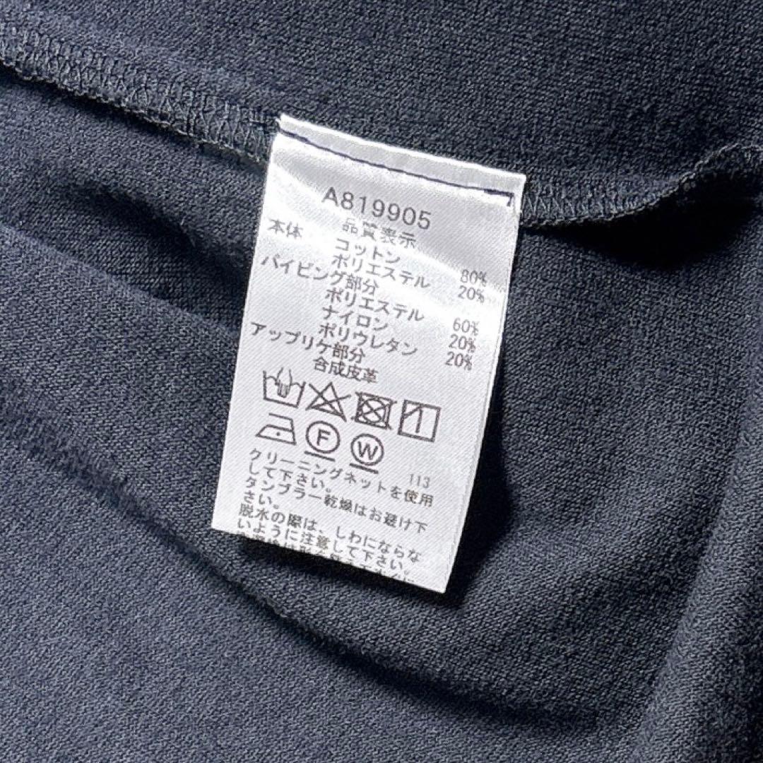 アルチビオ【２３AW】ベロアブルゾン　ジャケット　黒S　スパンコールロゴ