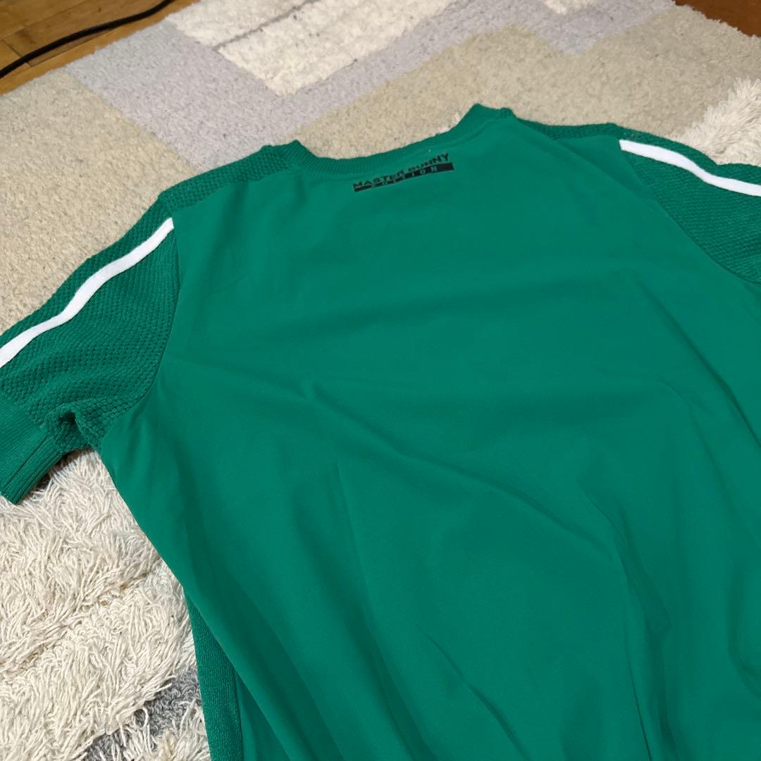 master bunny edition Korea　緑色 メッシュTシャツ