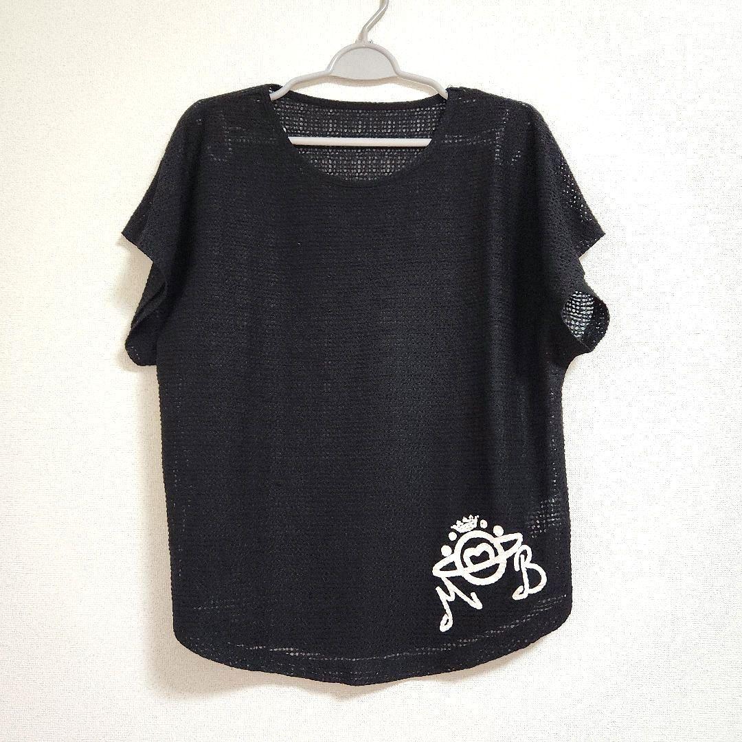 【超美品】Marble メッシュドルマンTシャツ 黒