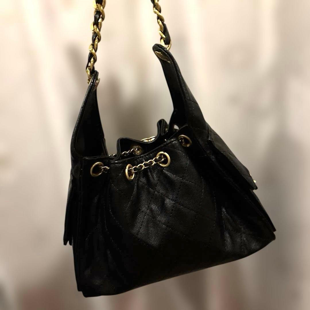 超美品☆Chanel25 キルティング ノベルティ ショルダーバッグ