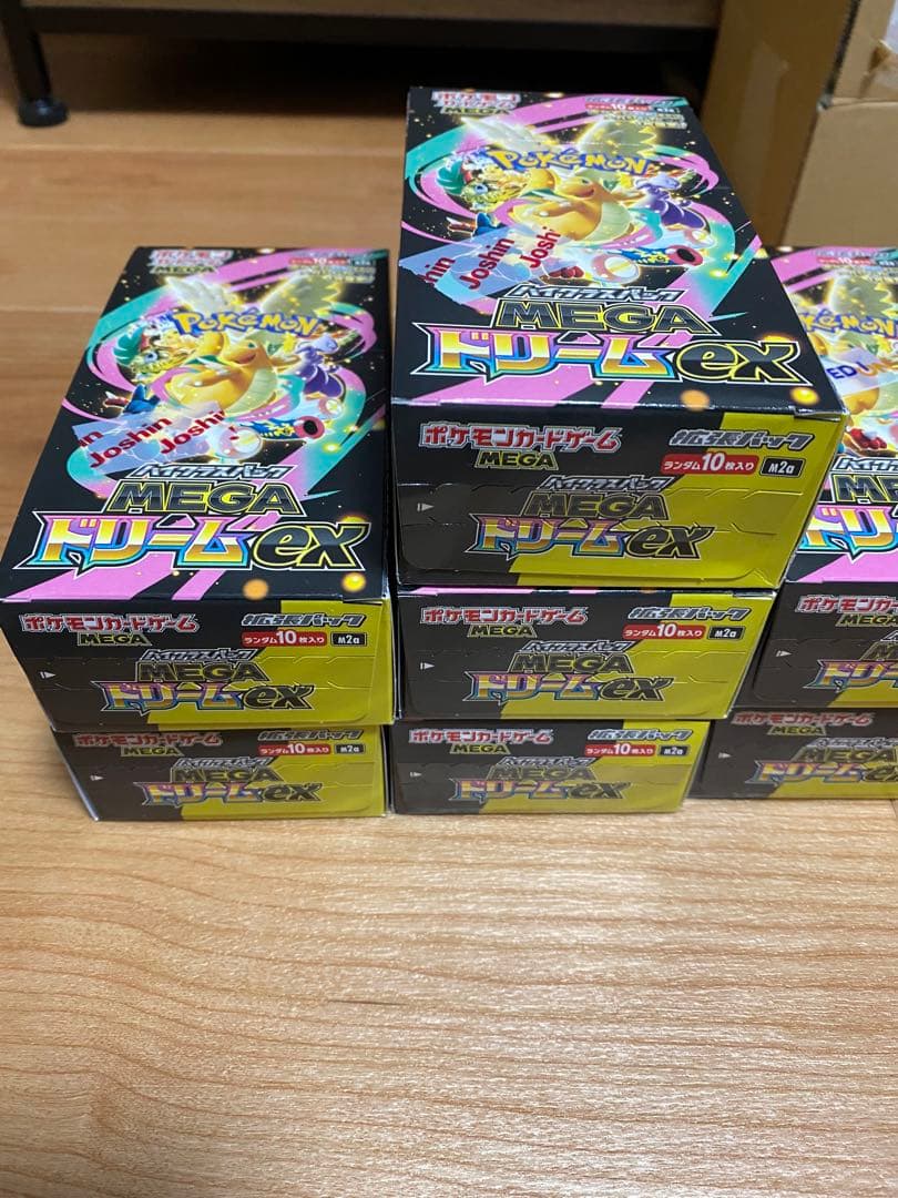 ポケモンカードMEGAハイクラスパックドリームex 7BOX シュリンクなし