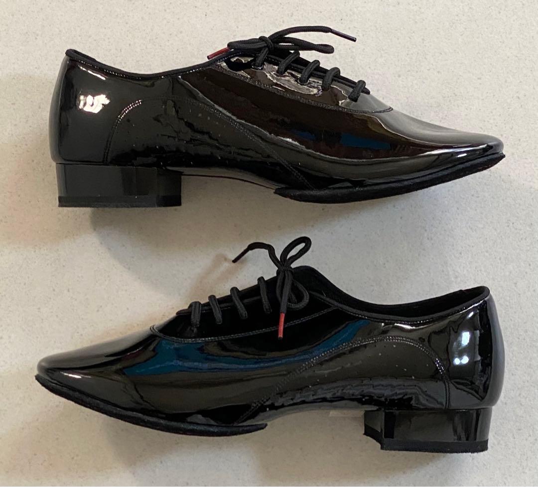 新品⭐️BD社交ダンスシューズ　メンズモダンシューズ　スタンダード 45 エナメル