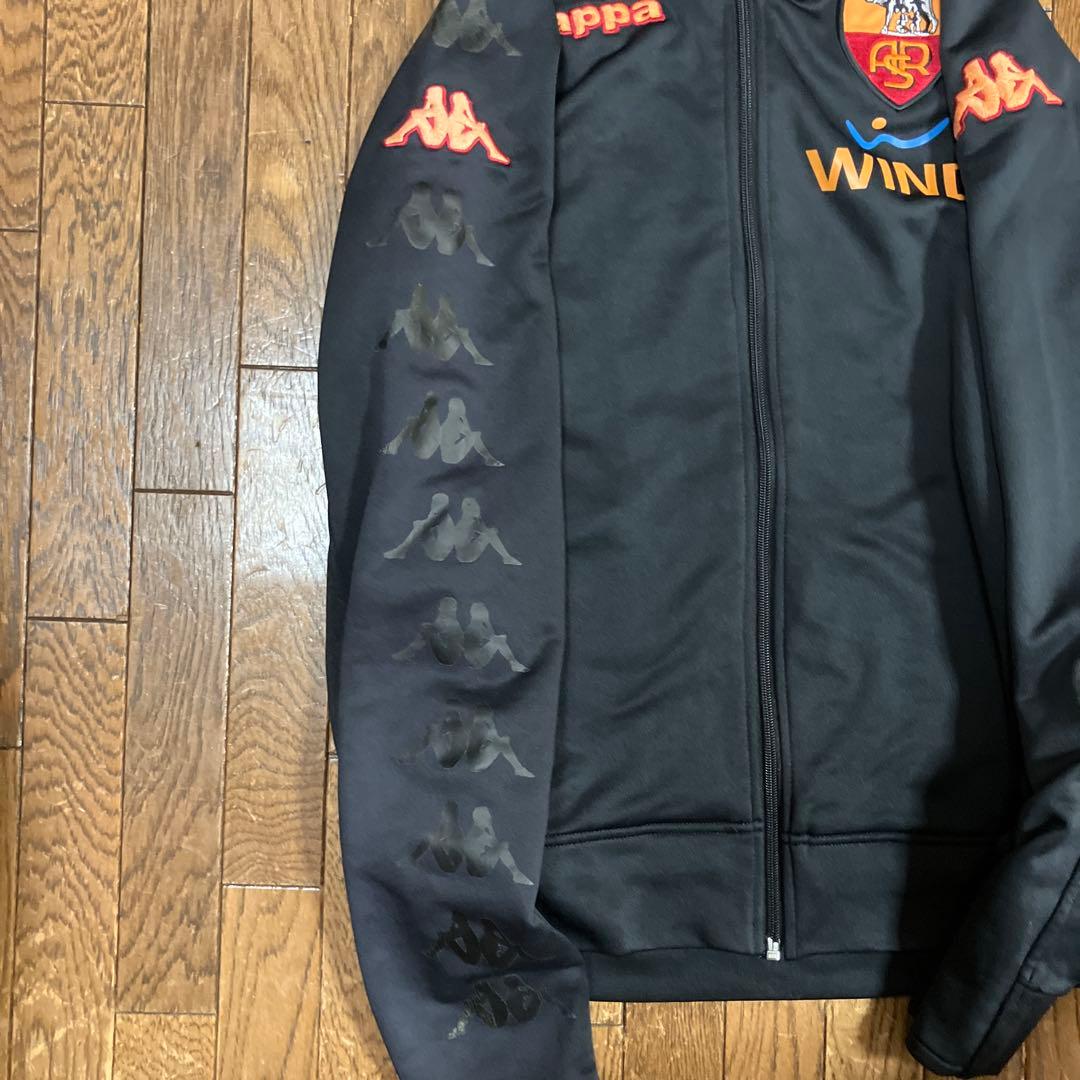限定品 Kappa ローマ ジャージ XS 黒 サッカー