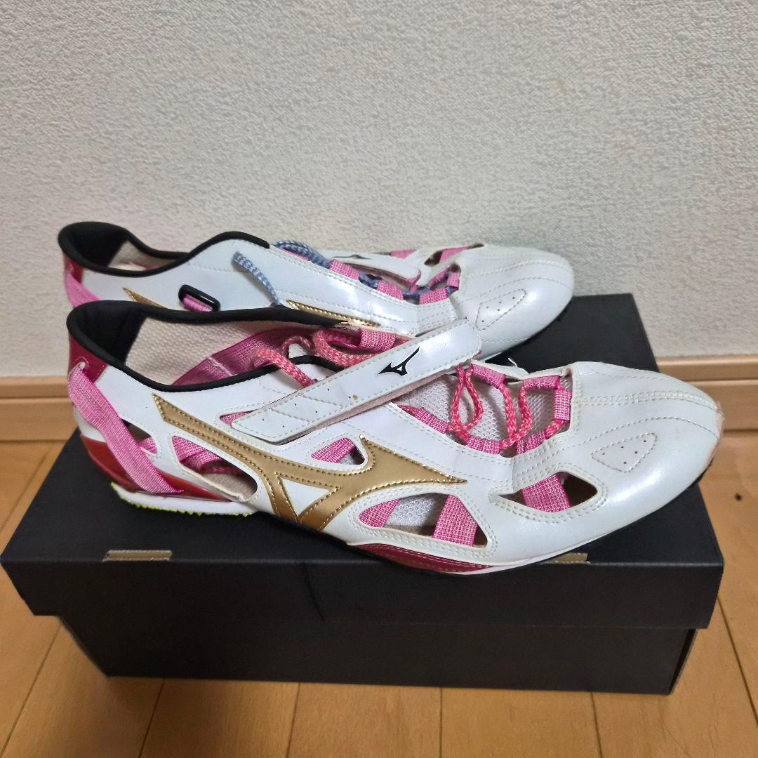 Mizuno インスサイレンサー NR5 ホワイト/ピンク/ゴールド