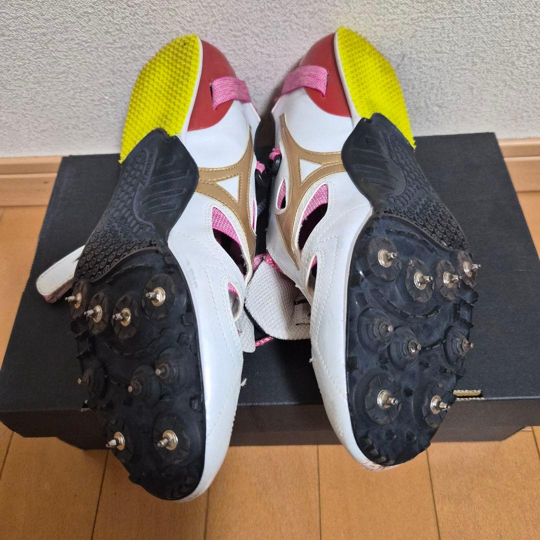 Mizuno インスサイレンサー NR5 ホワイト/ピンク/ゴールド