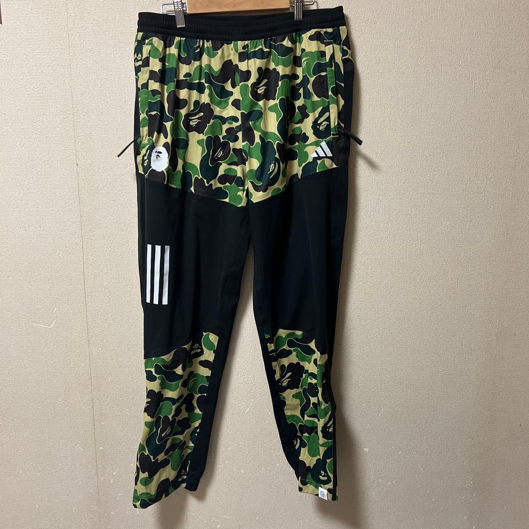 adidas × A BATHING APE 限定カモフラ柄パンツ L サイズ