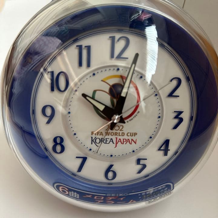 目覚まし時計　ワールドカップ　置時計　クロック　メロディーアラーム SEIKO