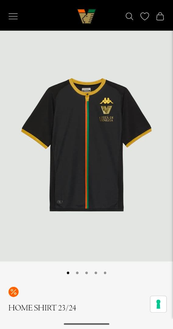 【ヴェネツィアFC】Lサイズ Kappa VeneziaFC 23/24半袖
