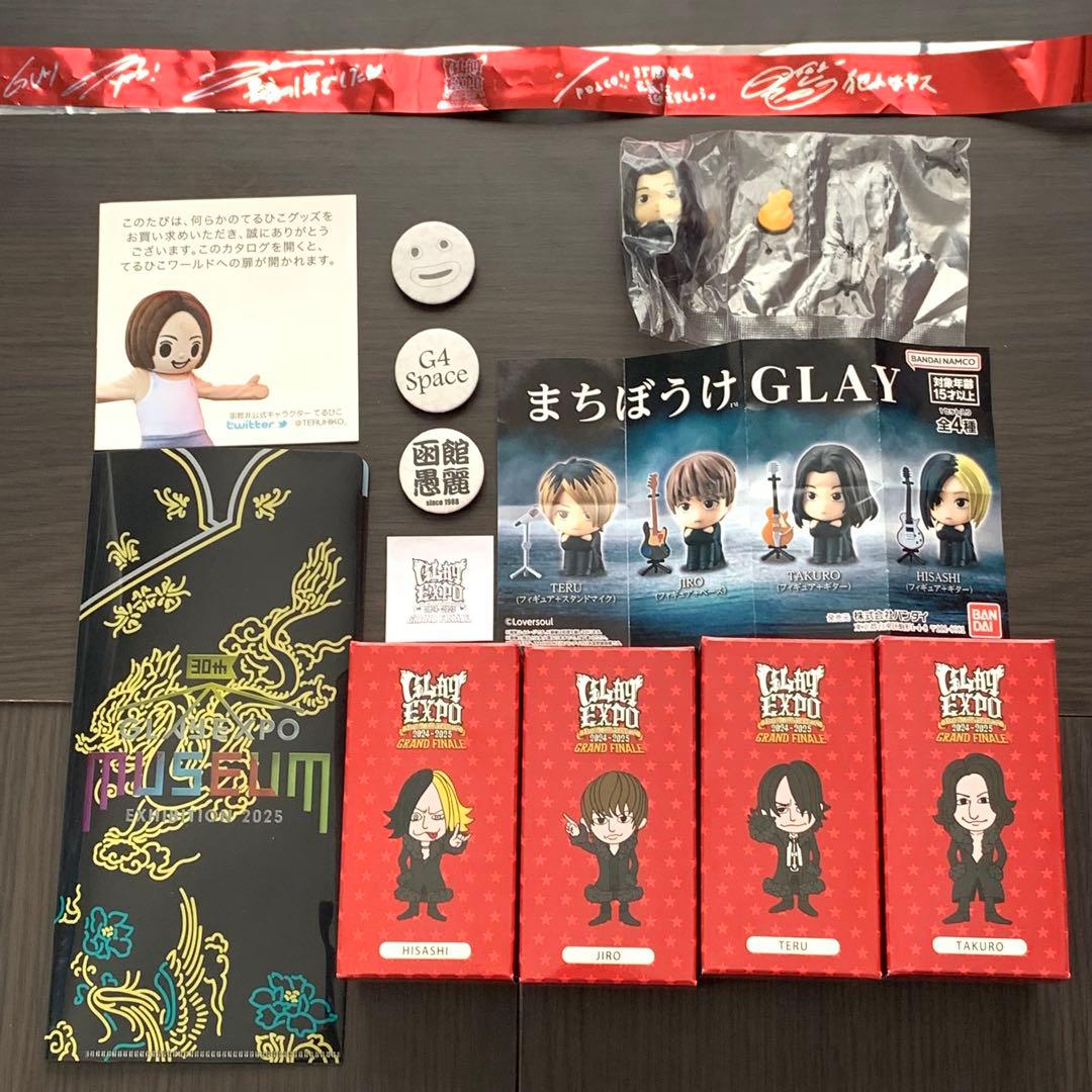 モ*ん様 GLAY グッズまとめ売り12点セット　フィギュア　チケットケース　缶