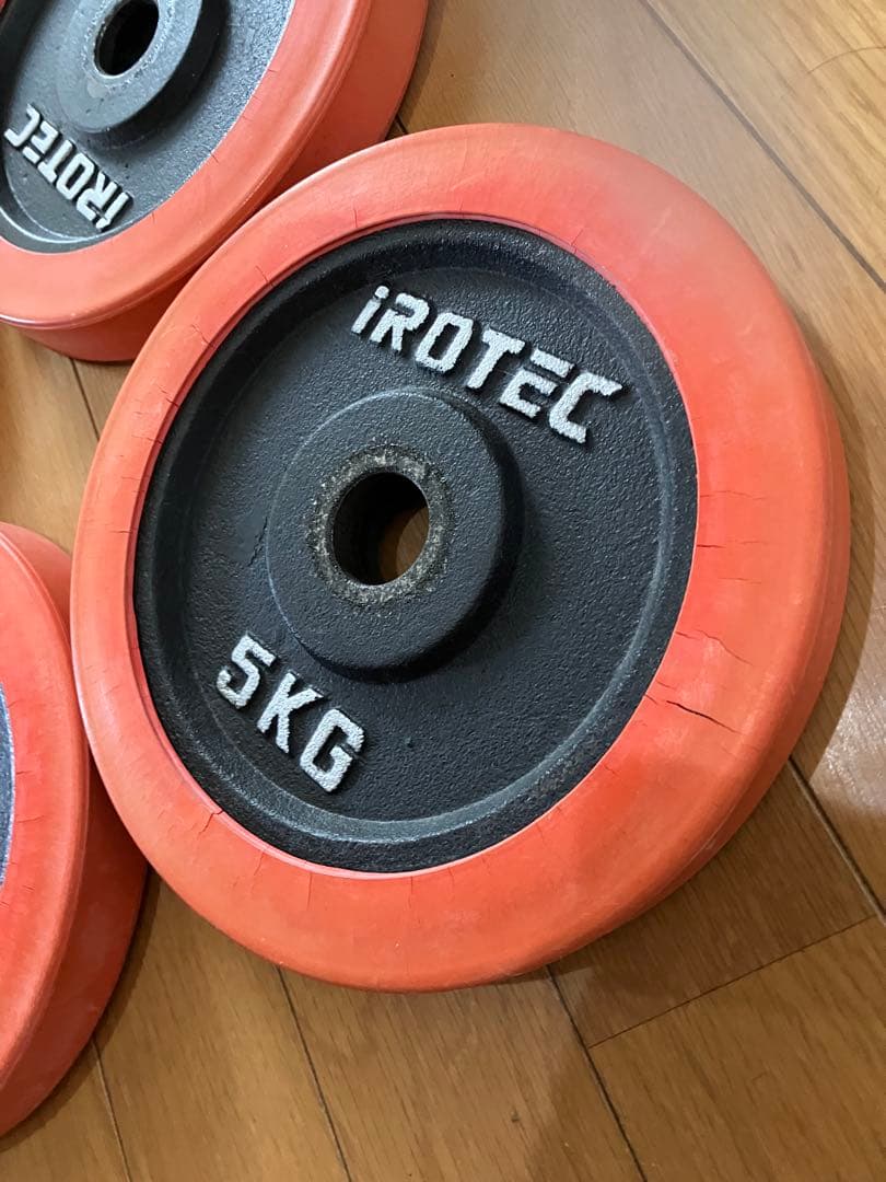 iROTEC アイロテック　5KG ダンベルプレート 4枚セット