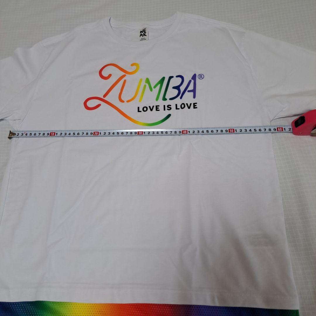 Zumba正規品　新品 ダブルレイヤー クルーネックTシャツS