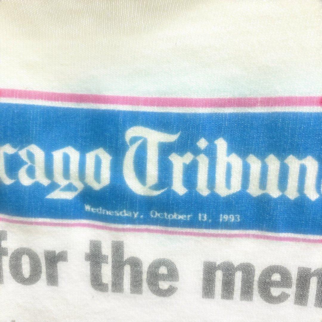 【NBA Tシャツ】マイケルジョーダン ニュースペーパー 1993.10.13
