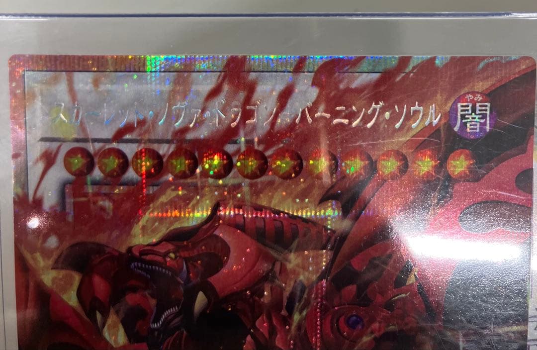 遊戯王スカーレッドノヴァドラゴン、バーニングソウル　パラレルカード2枚セット