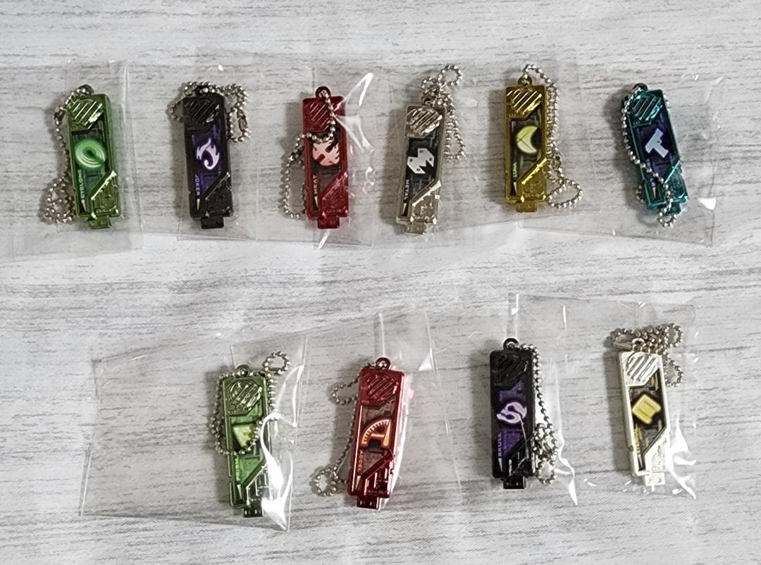 仮面ライダーW ガイアメモリメタルチャームコレクション 全10種コンプ