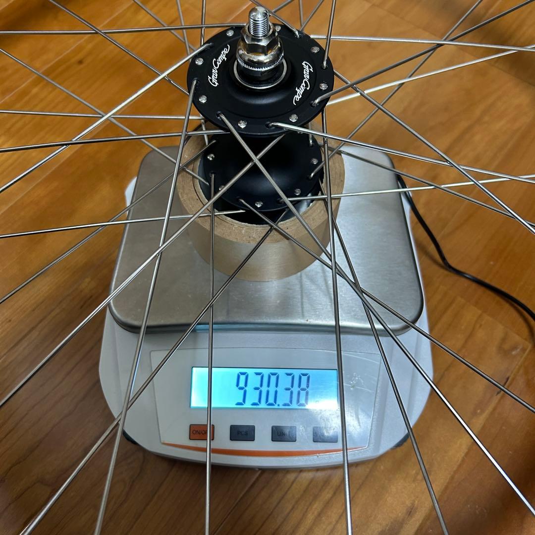 650b ピスト用ホイール前後 VELOCITY GRAN COMPE