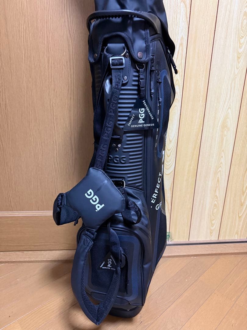 PGG ブラック キャディバッグ美品