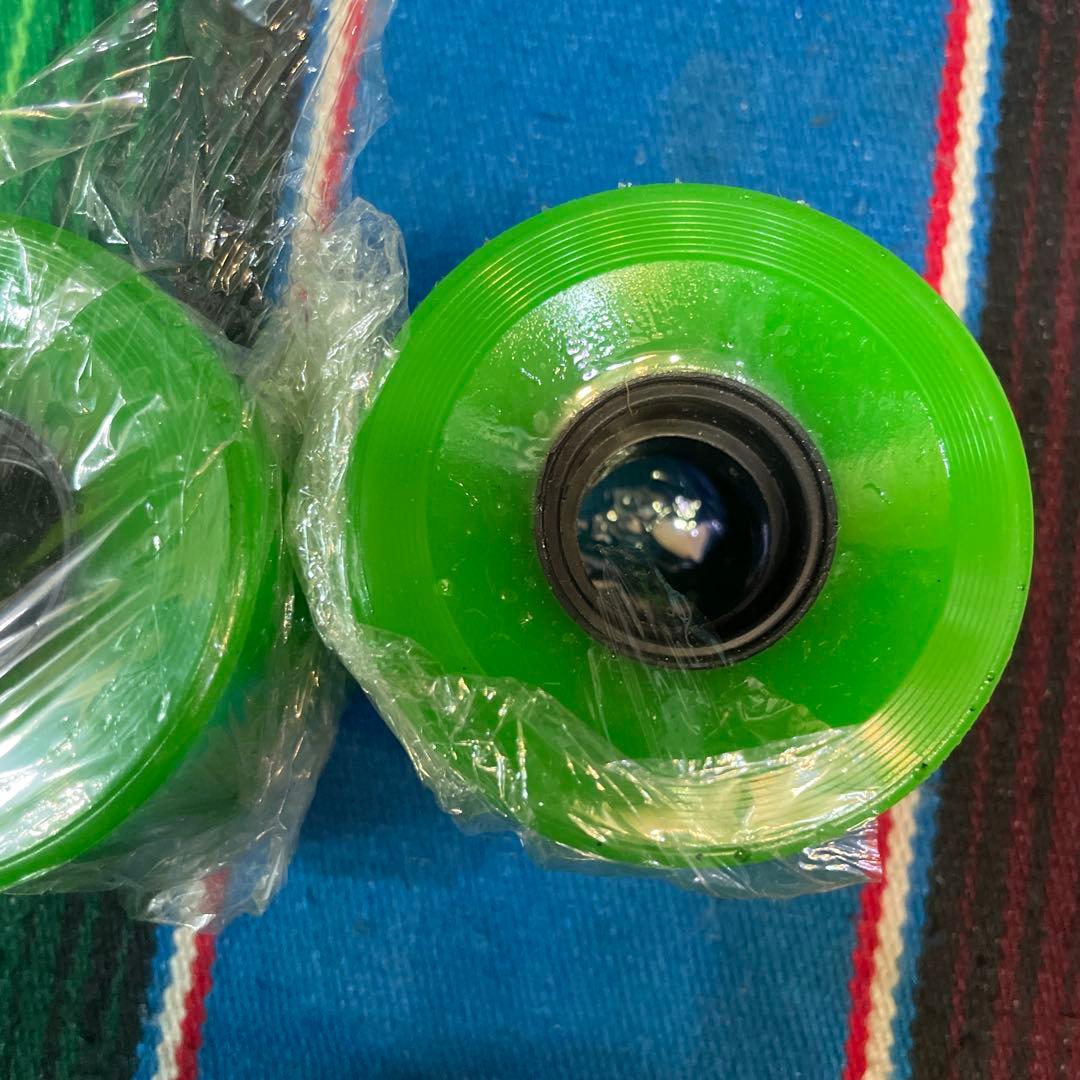 DOG TOWNスケートボードウィール グリーン 4個セット59mm