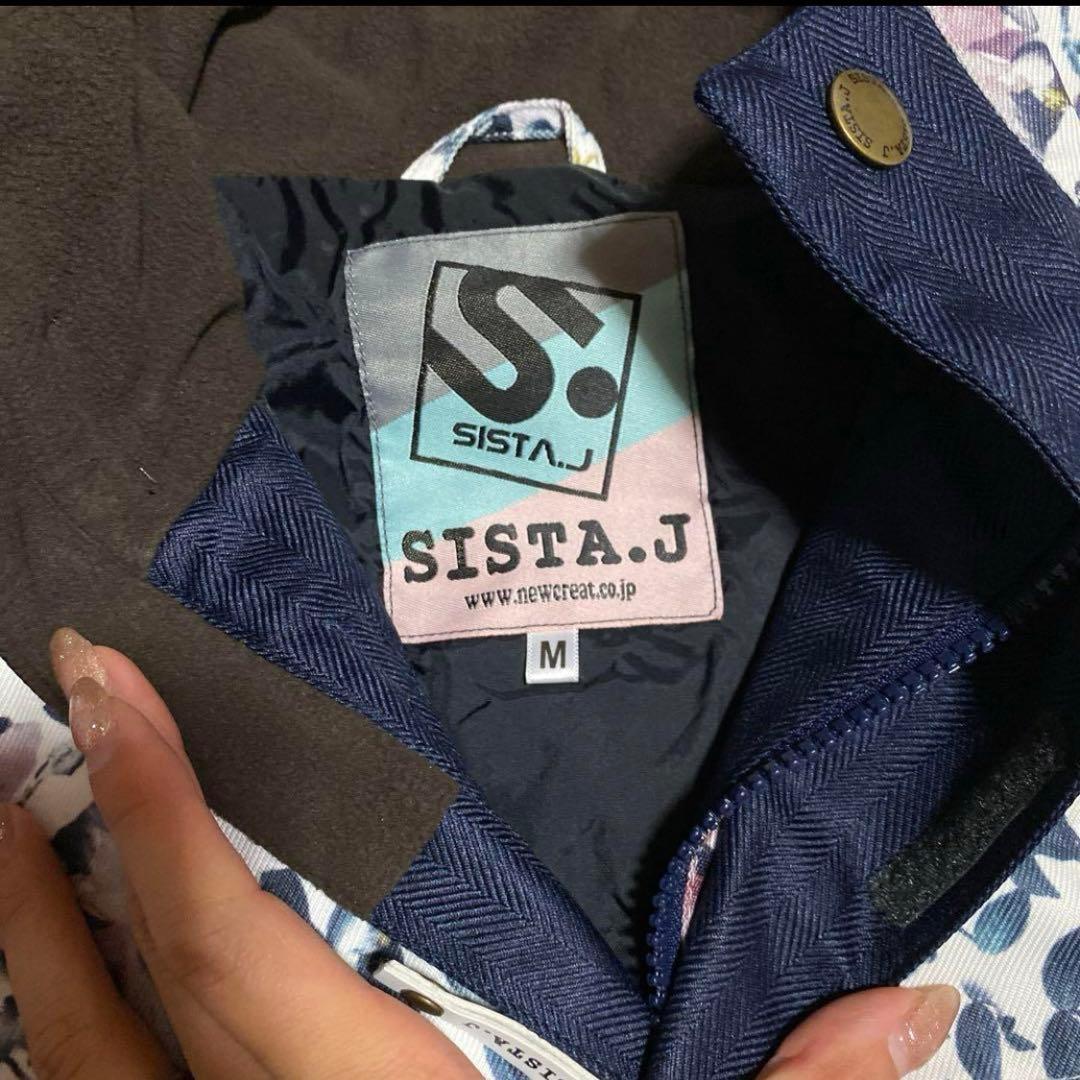 ✨美品未着用✨スノーボード用ウェア M 女性用 ネイビー 花柄　SISTAJ