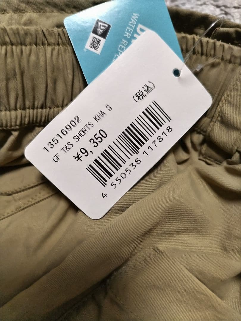新品　ニューエラ　ゴルフ　ハーフパンツ　ベージュ