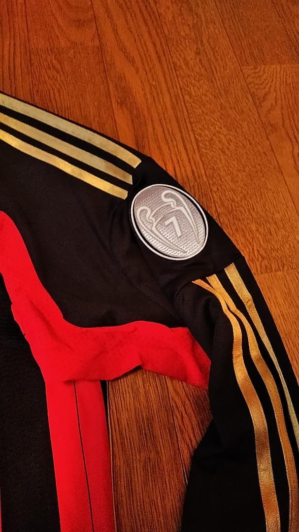 新品 ACミラン 13 14 UCL ユニフォーム ホーム 長袖 XL 4XO
