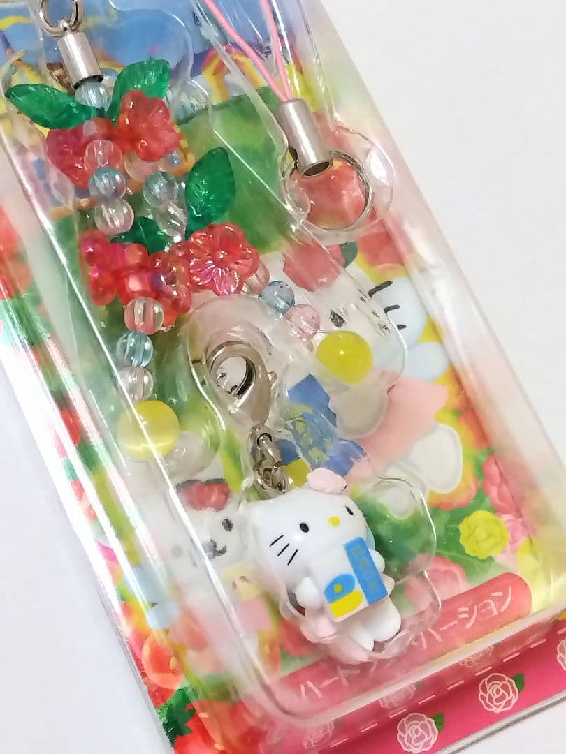 〈未開封品〉ご当地キティ 那須ハートランド お菓子の城とお花の城 ストラップ