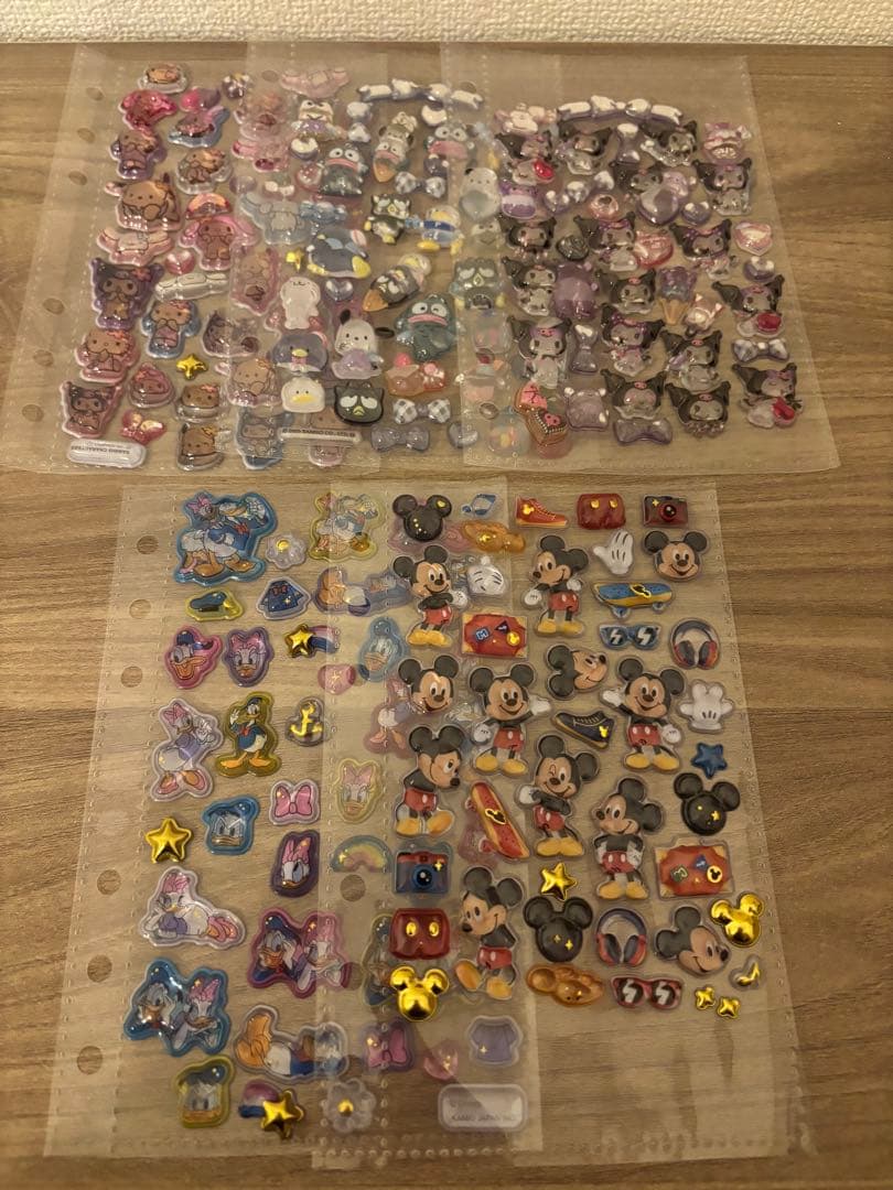 【正規品】最終値下げ！ボンボンドロップシール　シール帳完成品　Disney中心