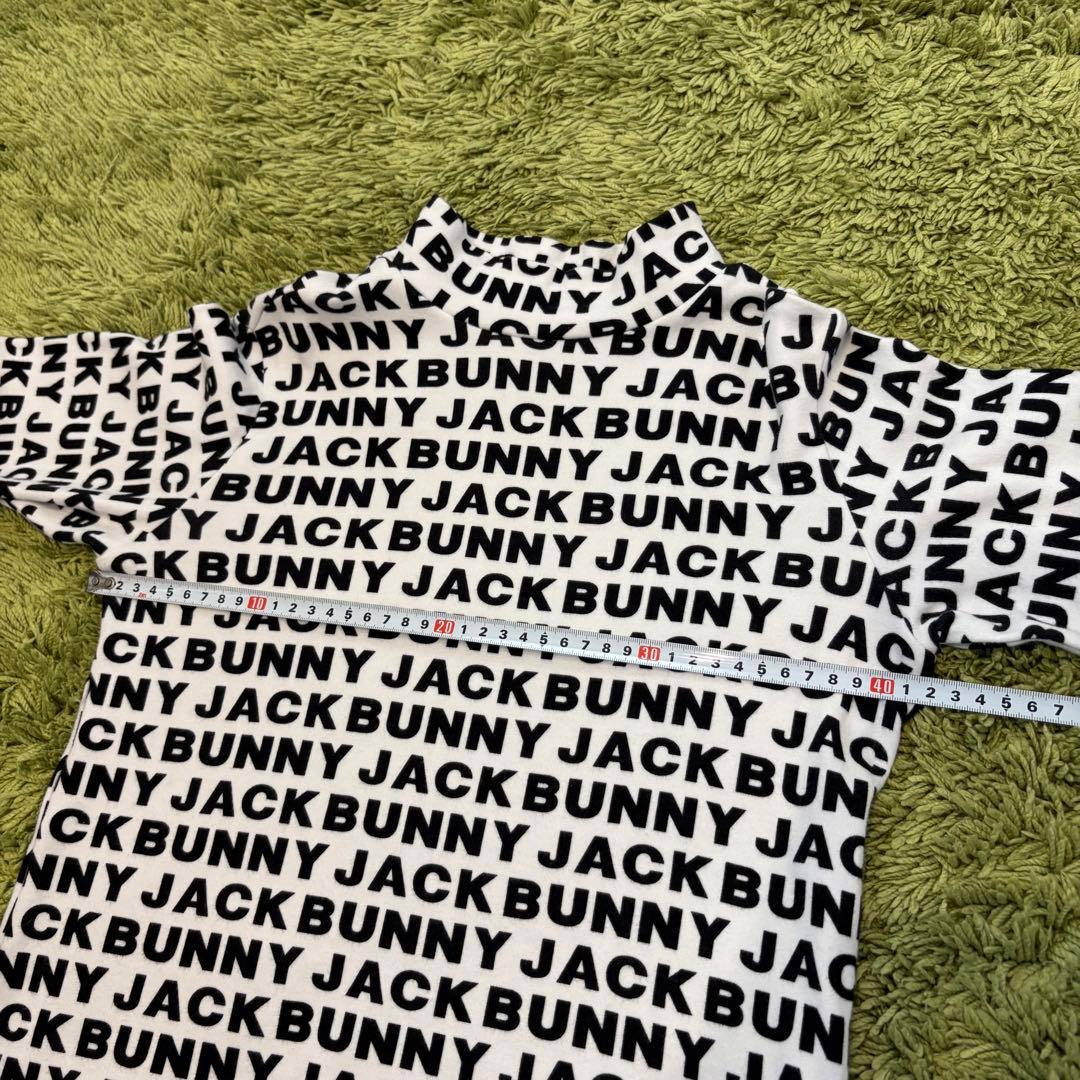 JACK BUNNN‼︎ ジャックバニー 長袖モックネックシャツ 総柄 サイズ0