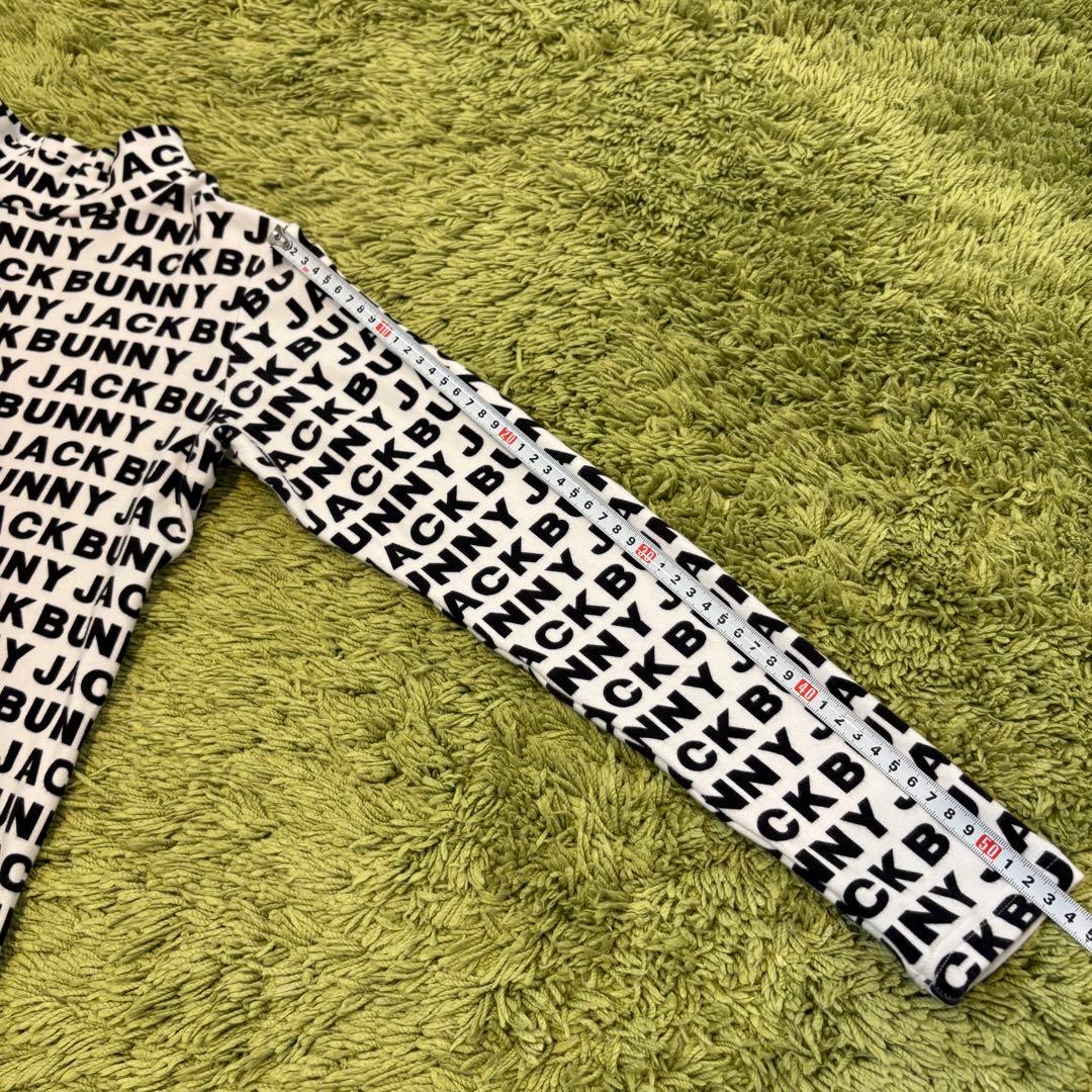 JACK BUNNN‼︎ ジャックバニー 長袖モックネックシャツ 総柄 サイズ0