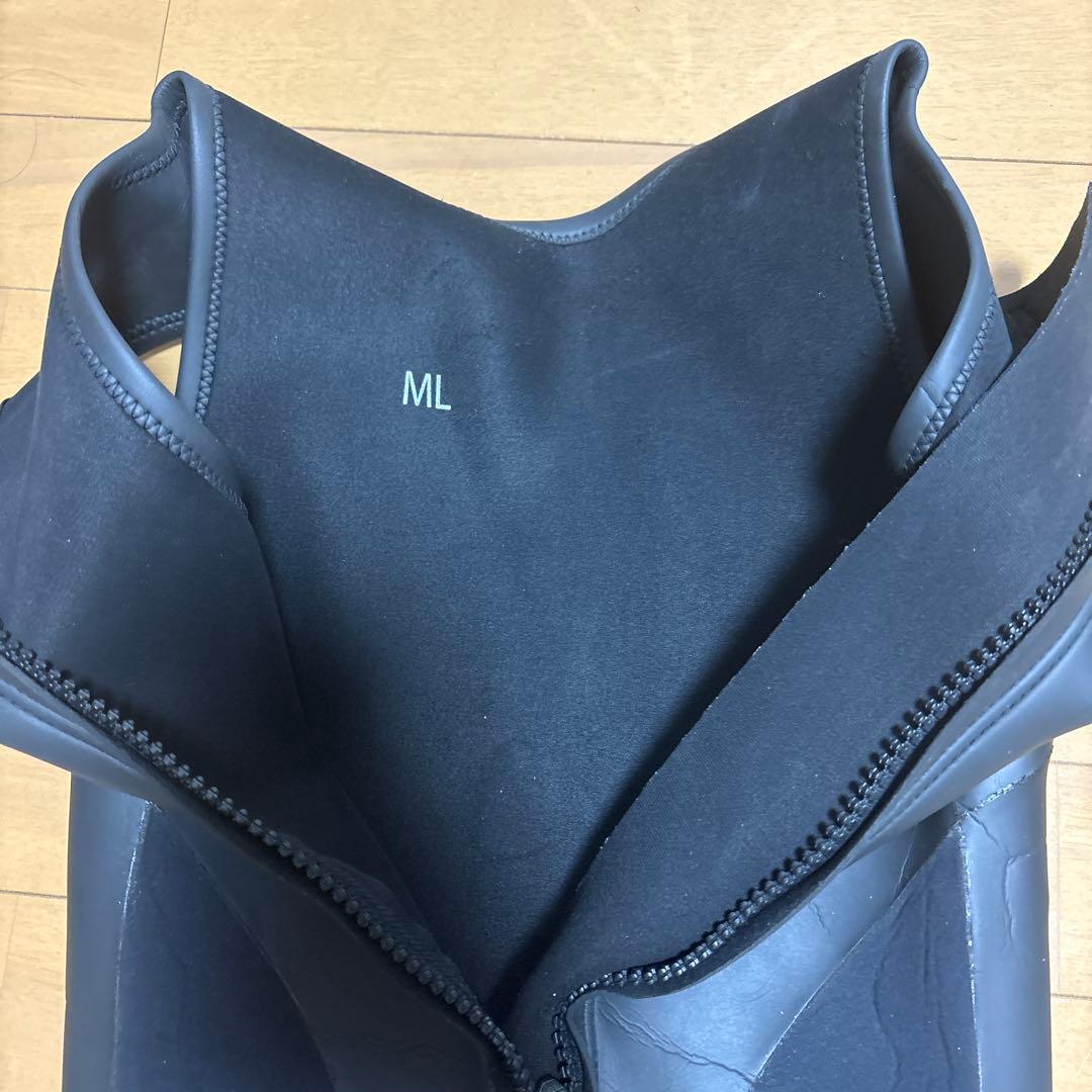 ショートジョン MLサイズ ブラック