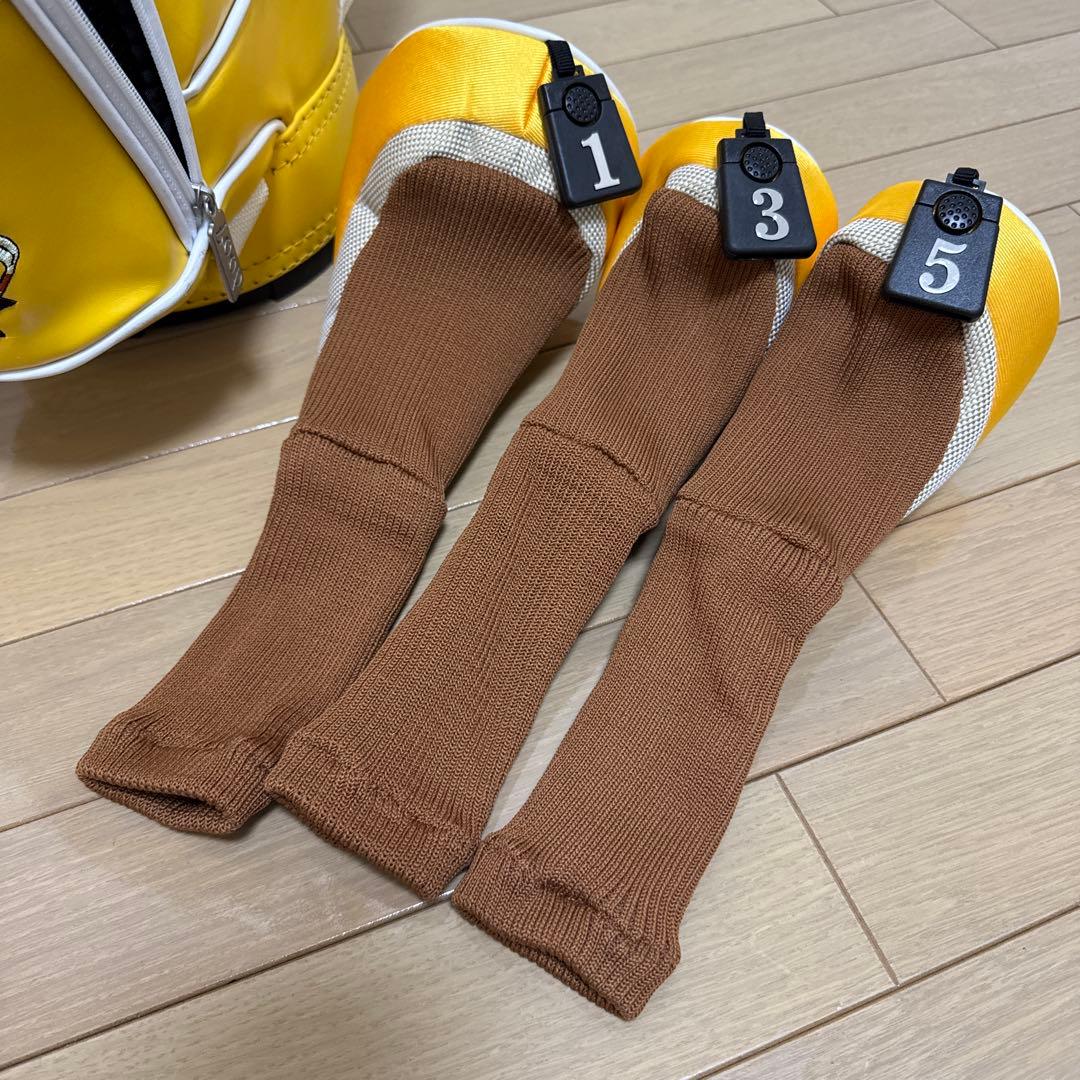 実使用1回 美品 くまのプーさん キャディーバッグ ディズニー クラブヘッド付