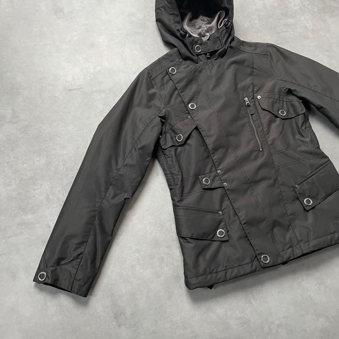 Burton black×l button dryride jacket
