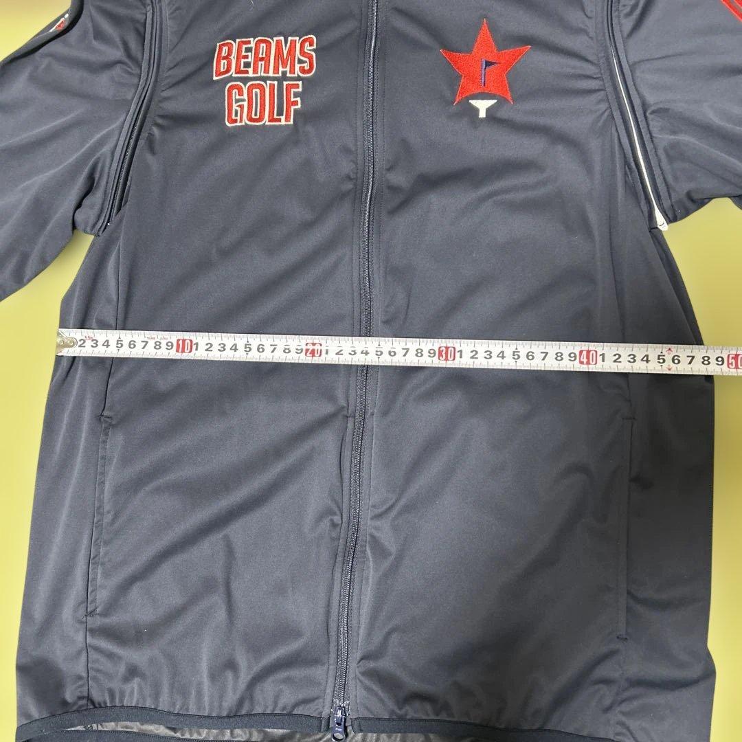 ビームスゴルフジャケット（size:Ｍ　color:navy）