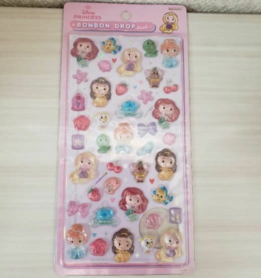 ☺️新品・未開封☺️★サンスター文具★Disney★ボンボンドロップシール★3点