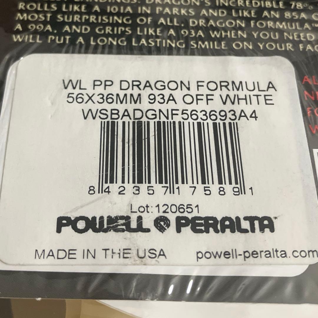 未使用【USA製】Powell Peralta ウィール　ドラゴン56×36mm