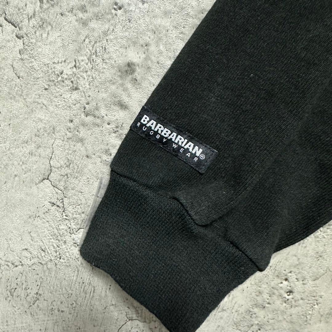 【超希少◎】BARBARIAN　ラガーシャツ　国旗　刺繍　ゆるだぼ　完売モデル◎