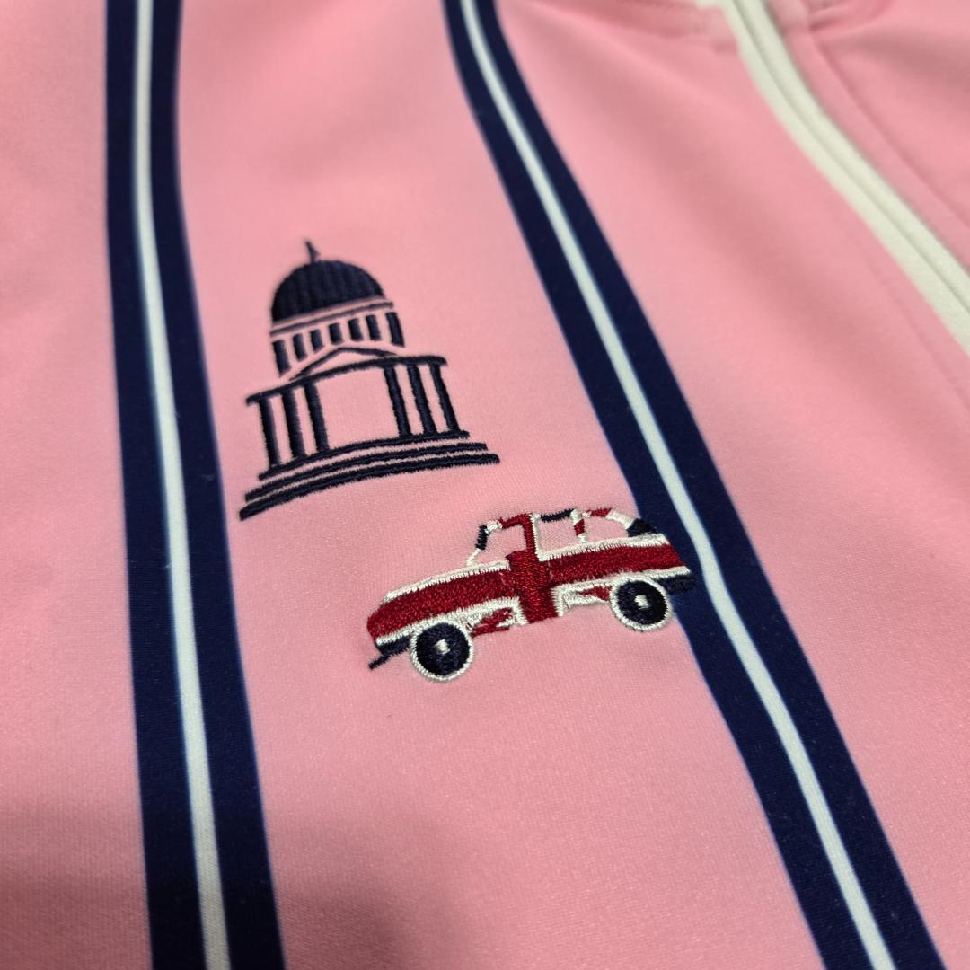 アドミラルゴルフadmiral golf　ジャージJK　ピンク　ストレッチ　L