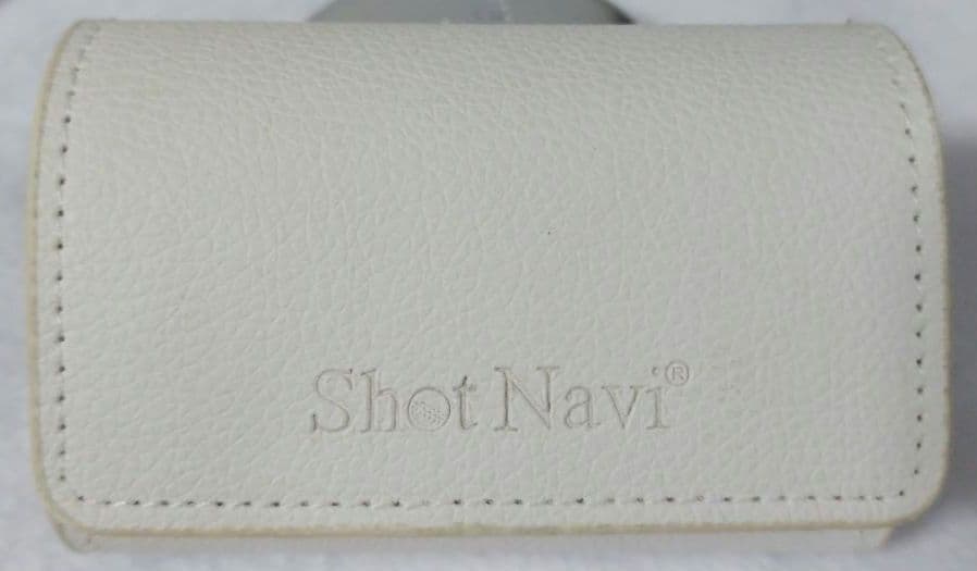 値下げ！Shot Navi ゴルフ用距離計ケース ホワイト 付属品なし
