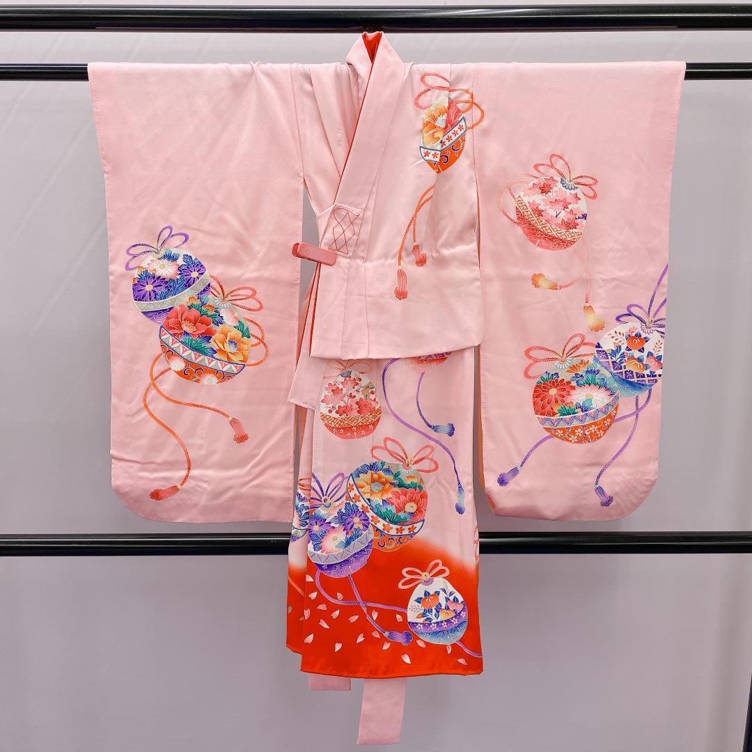 Ｙ★4034★ 子供着物 七五三 女の子 四つ身 単品