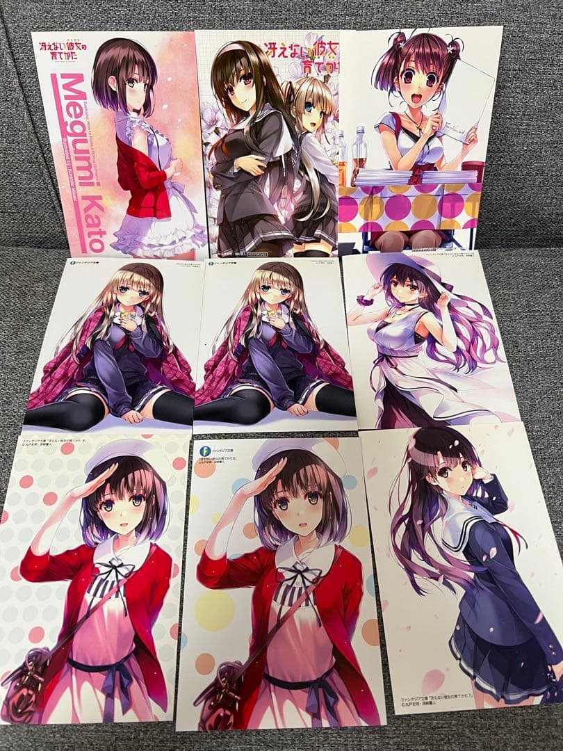 冴えない彼女の育てかた ブロマイド ポストカード ブックカバー ステッカー など