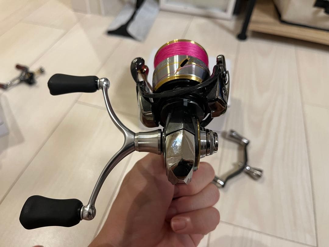20ルビアスLT2500S-DH ゴメクサスダブルハンドル付き