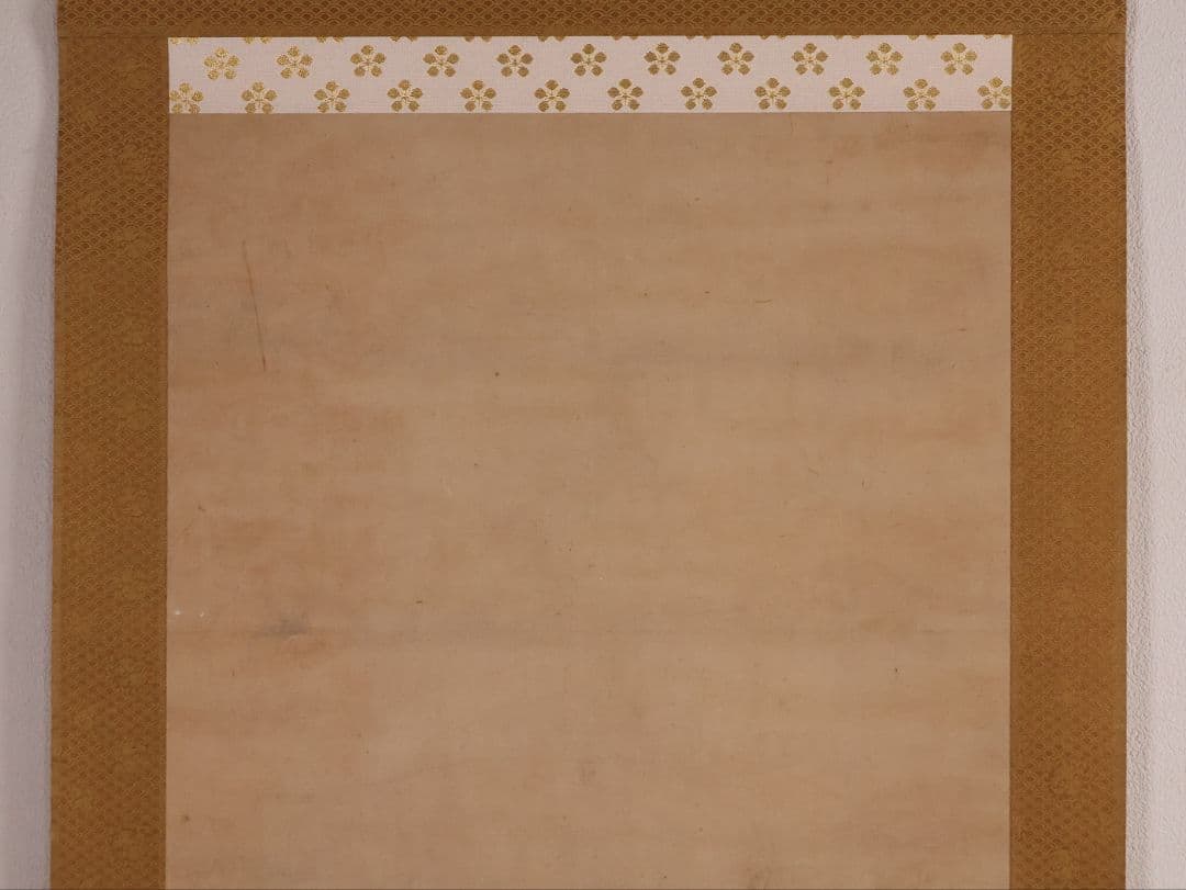【模写】日本画 菅公御尊像 菅原道真 在銘 春翠 紙本 掛軸 合箱 MB230