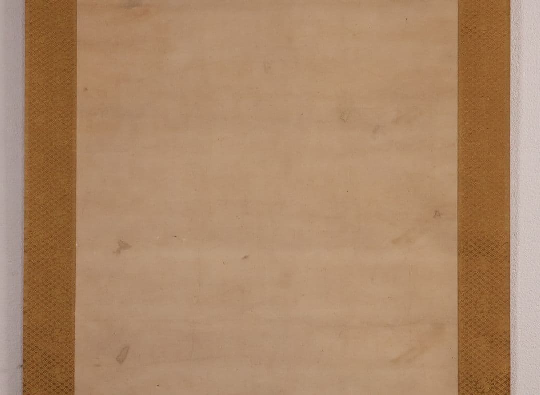 【模写】日本画 菅公御尊像 菅原道真 在銘 春翠 紙本 掛軸 合箱 MB230