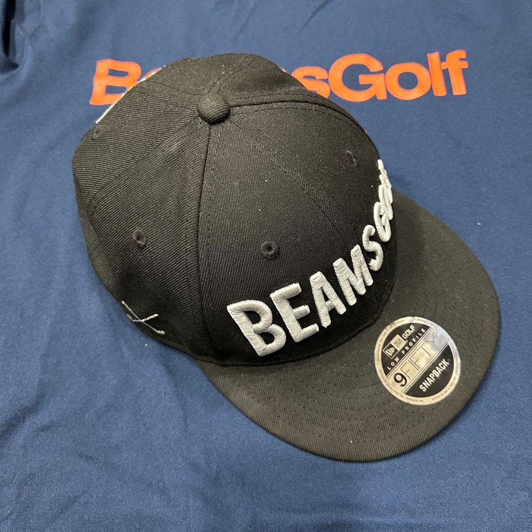 BeamsGolf モックネックシャツ・キャップセット