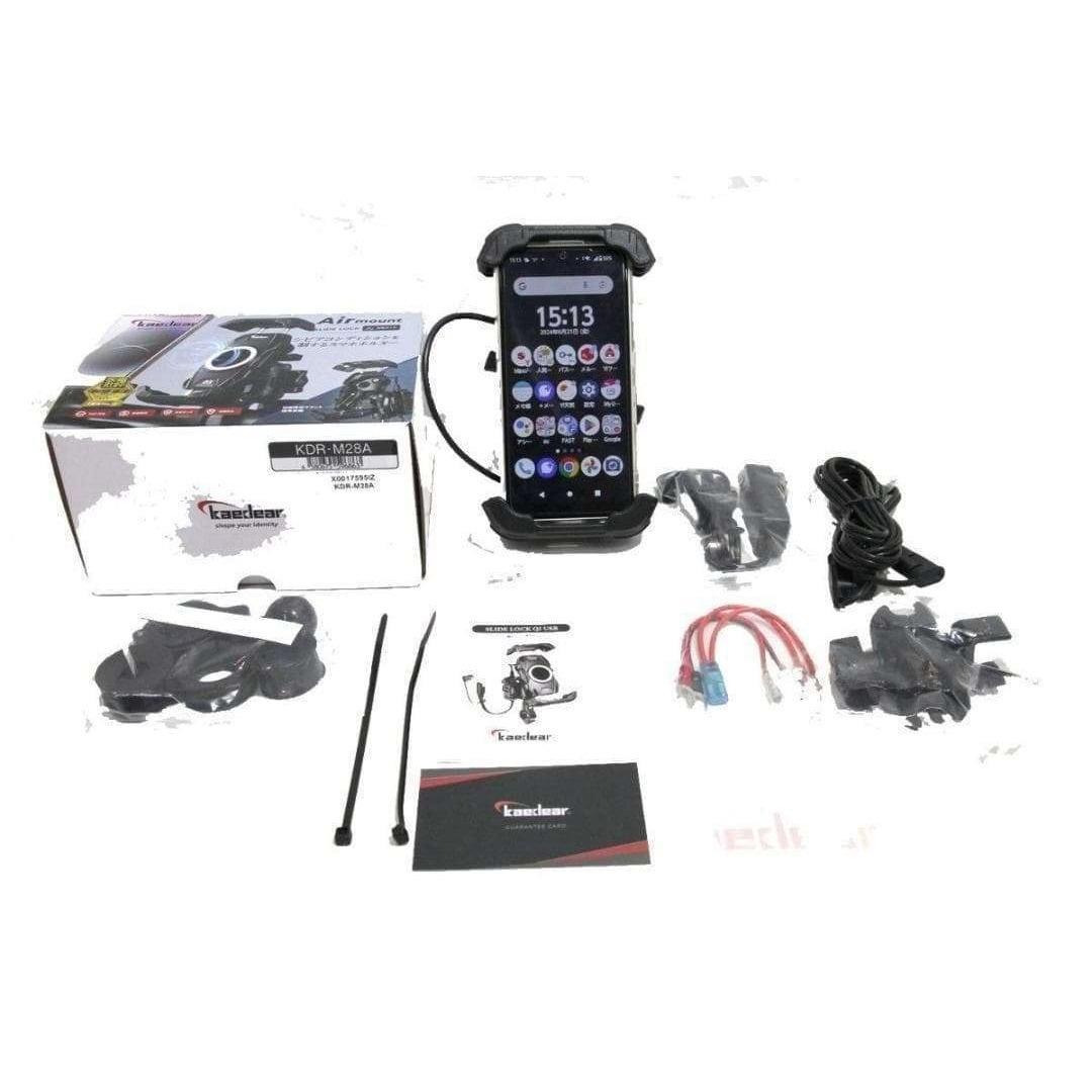 カエディア KDR-M28A スマホホルダー スライドロック/Air Mount