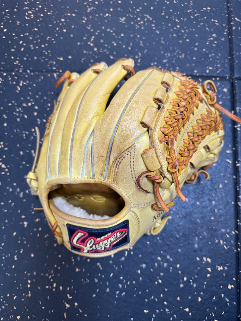 スラッガー Aggressive 軟式グローブ 内野手用 イエロー